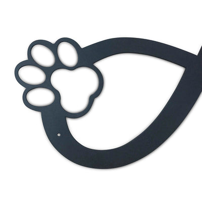 Dog Paw Infinity Love Sign