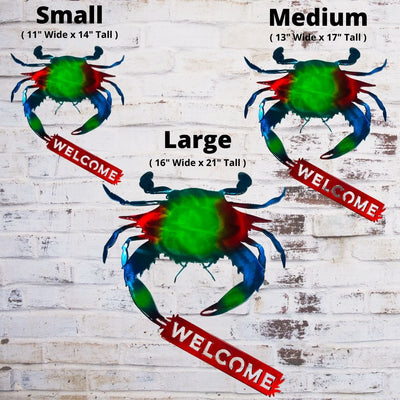 Welcome crab wall hanging